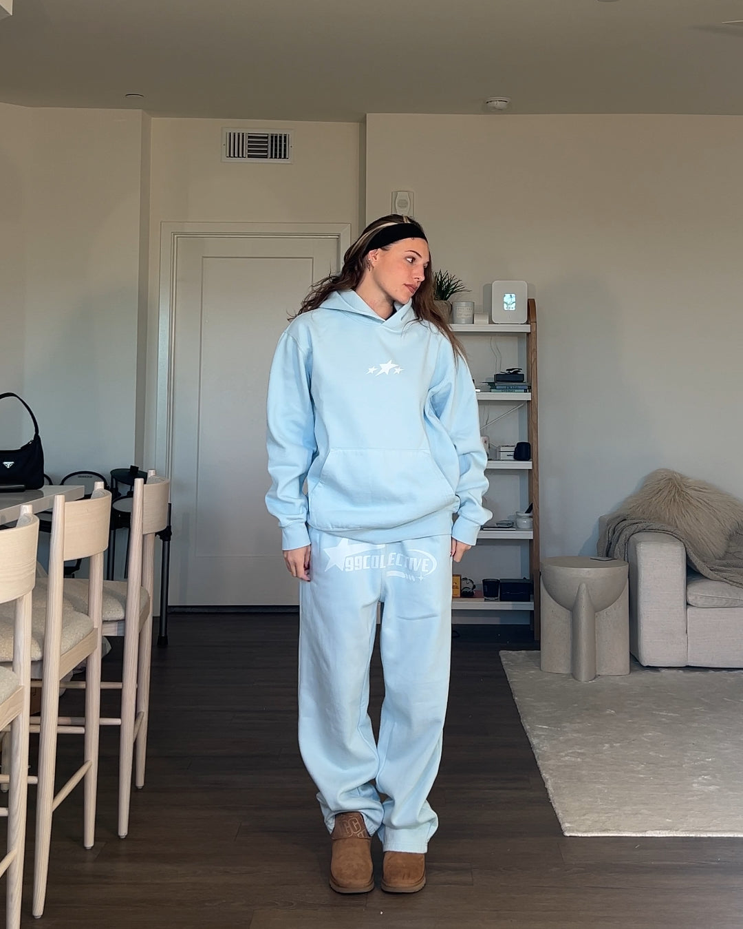 Iced Baby Blue Hoodie