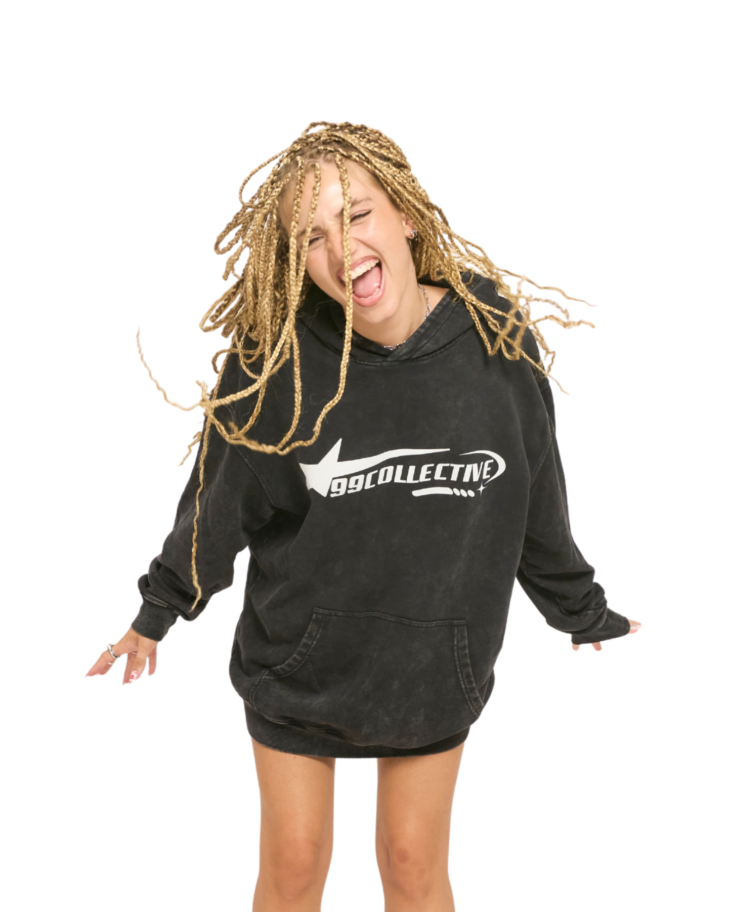 99collective Acid Wash Hoodie