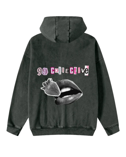 Strawberry Lips Zip-Up