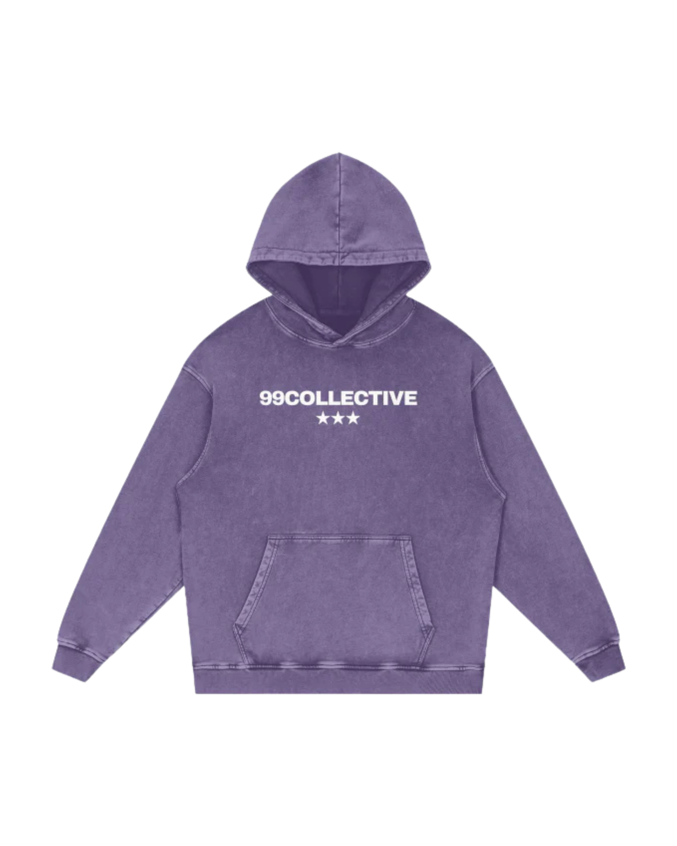 Purple Acid Wash Hoodie