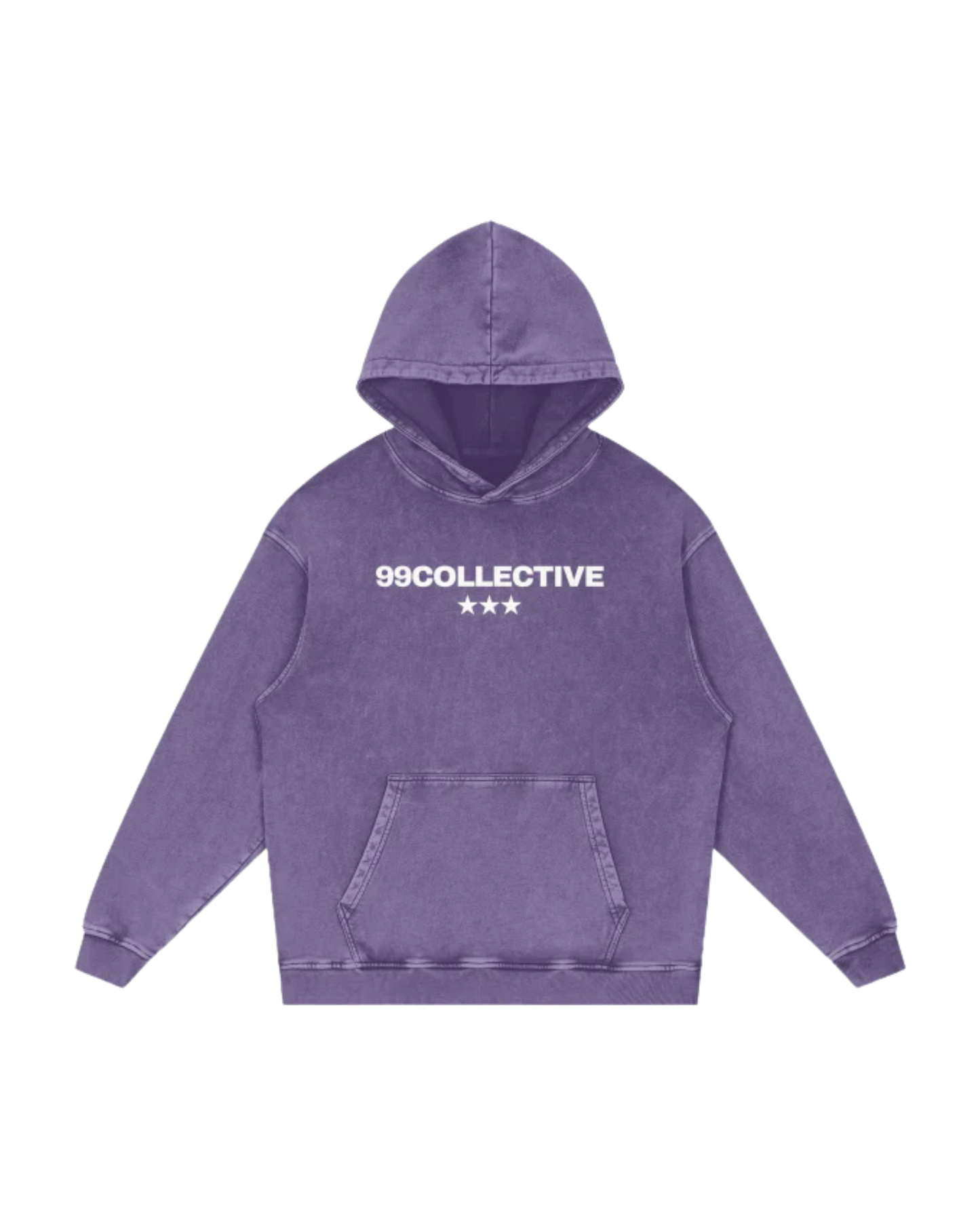 Purple Acid Wash Hoodie
