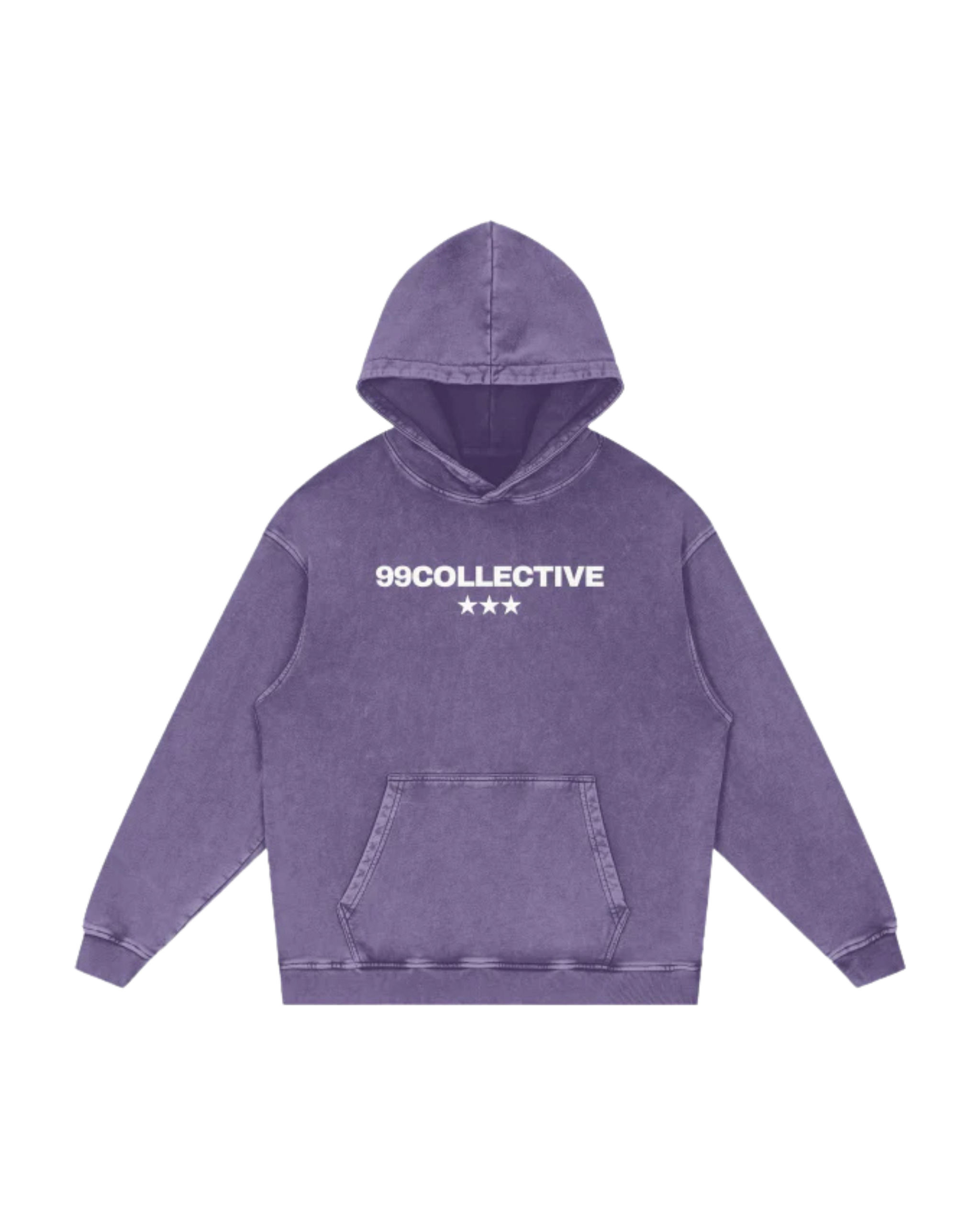 Purple Acid Wash Hoodie