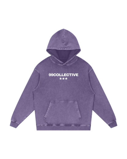 Purple Acid Wash Hoodie
