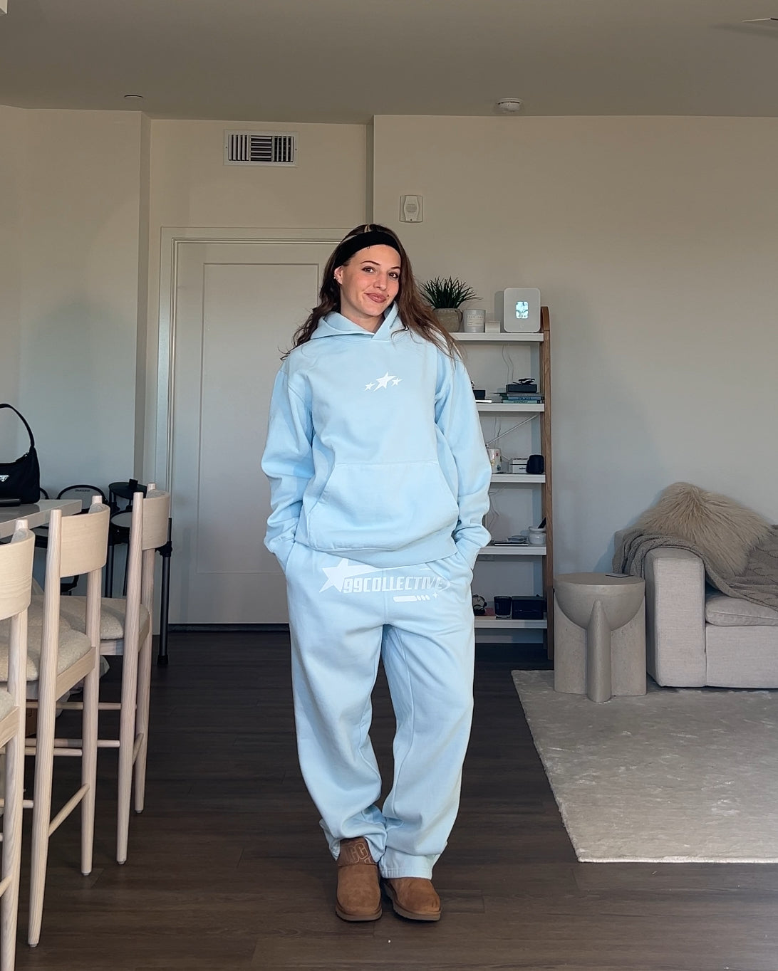 Iced Baby Blue Hoodie