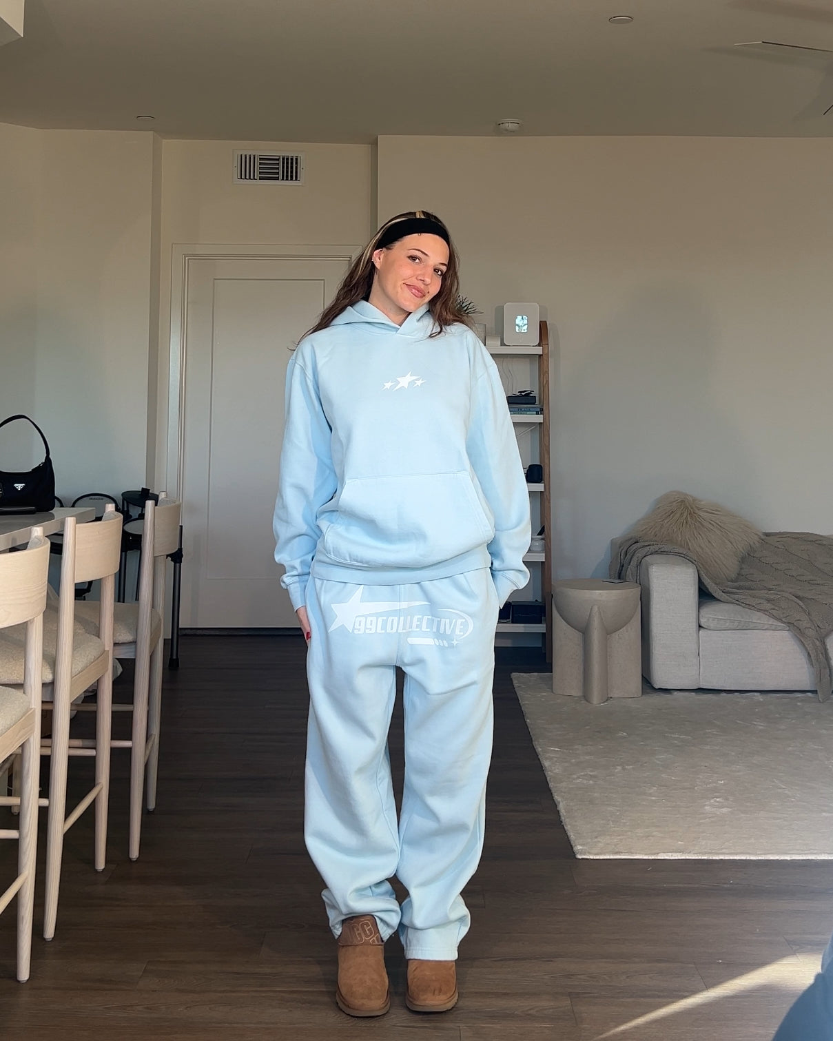 Iced Baby Blue Hoodie