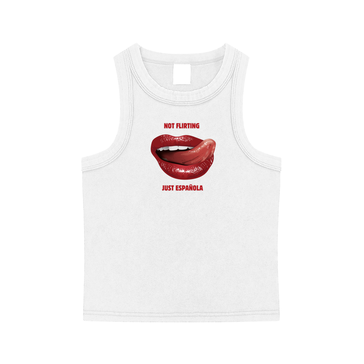 Not Flirting, Just Española Tank Top