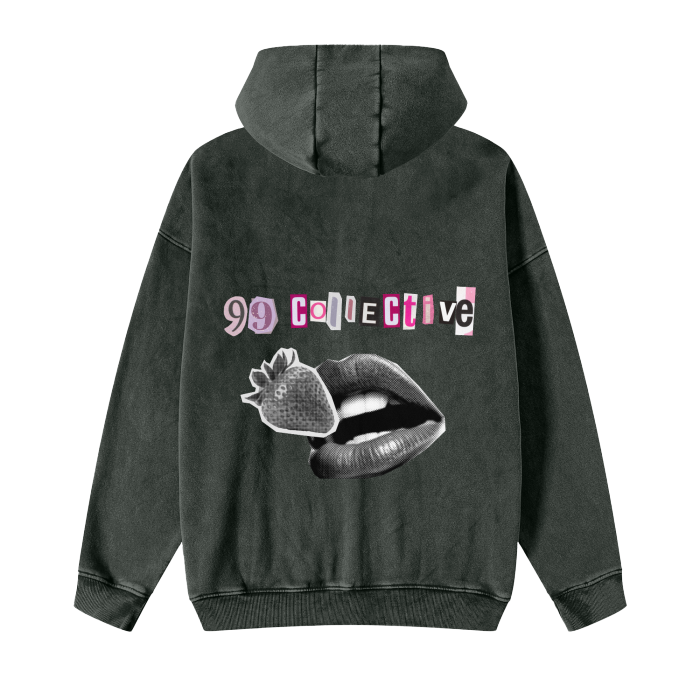Strawberry Lips Zip-Up